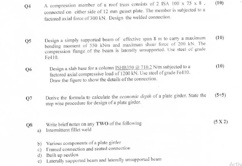 mechanics b.tech questions