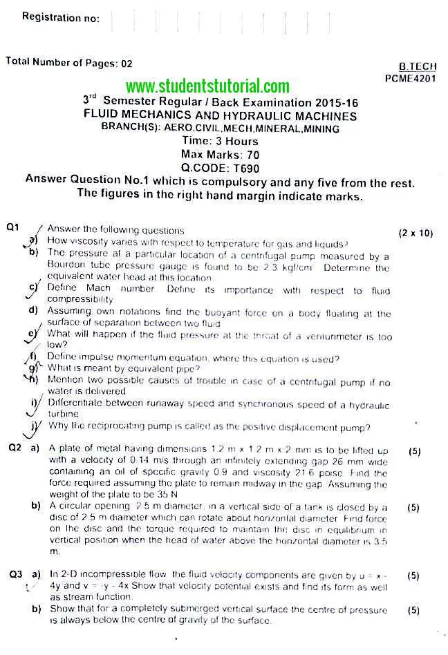 fluid mechanics